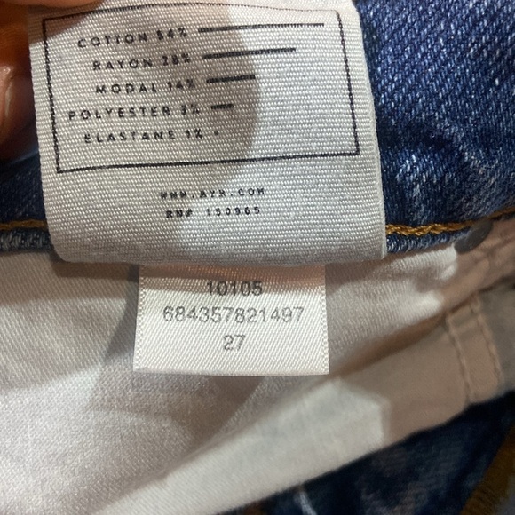 AYR The Yes Yes Yes Jeans Sz 27 Super Soft Straight Leg Jeans - Picture 9 of 9